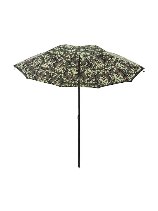 Garten & Terrassen Sonnenschirm Bodenständer Metall Bunt mit Kurbel 2.1x2.1m 42006684