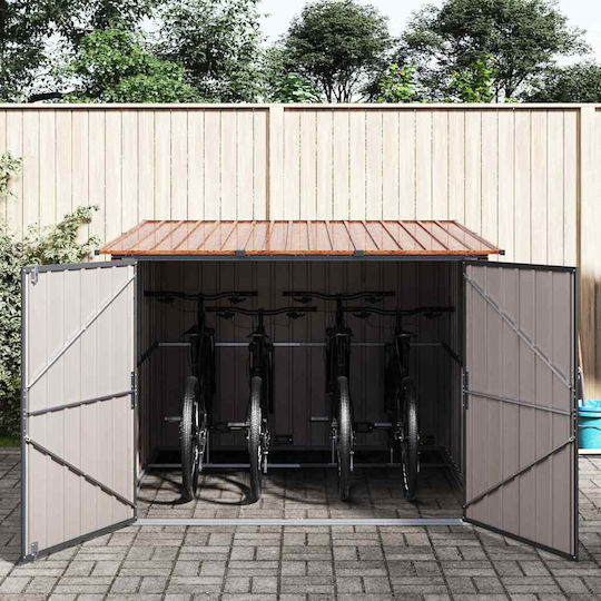 Metallische Gartenhaus M2.15xP2.06xH1.57m