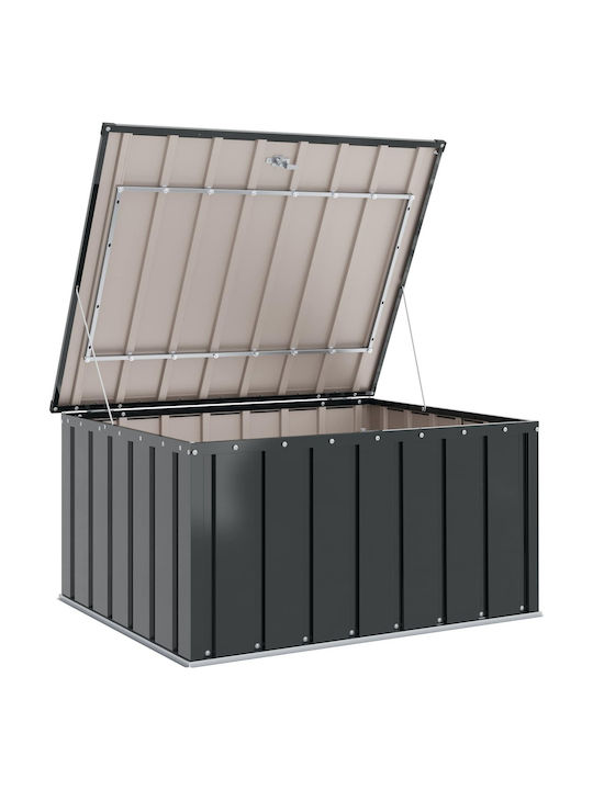 vidaXL Outdoor Storage Box Black