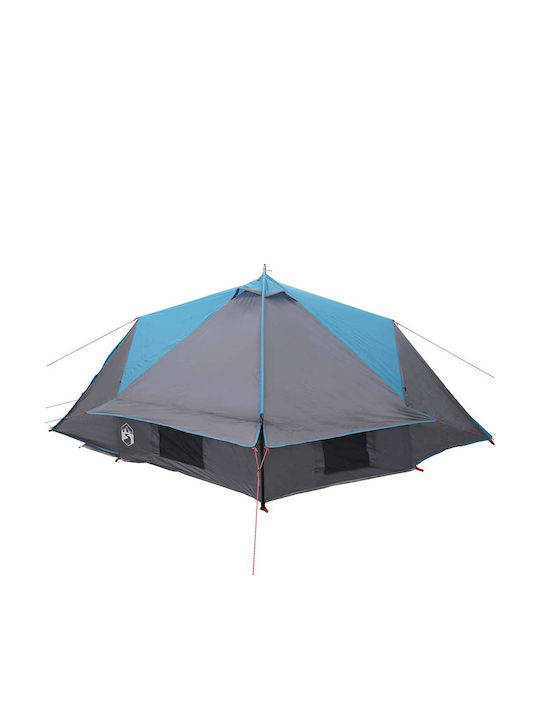 vidaXL Zelt Terrasse mit LEDs Blau 4.9x4.1m