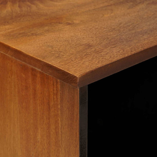 Μπουφές Ξύλινος Καρυδιά 80x33.5x75cm
