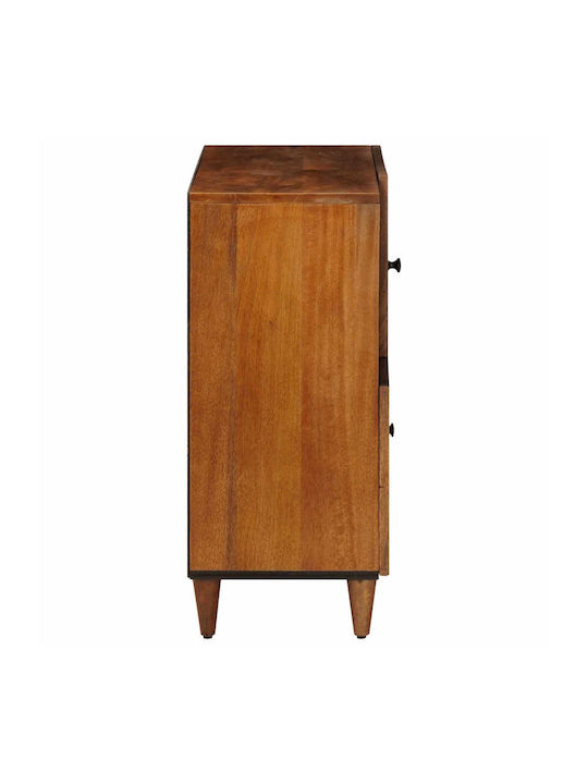 Sideboard Wooden Walnut 80x33.5x75cm