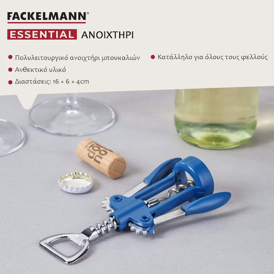 Fackelmann Ανοιχτήρι Essential 16cm Μπλέ