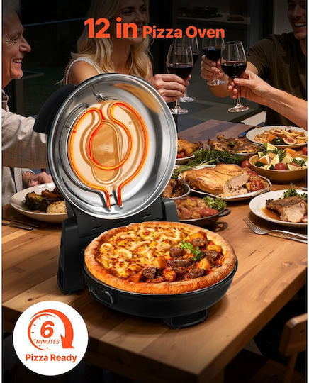 Vevor Pizzabäcker 1200W Schwarzer