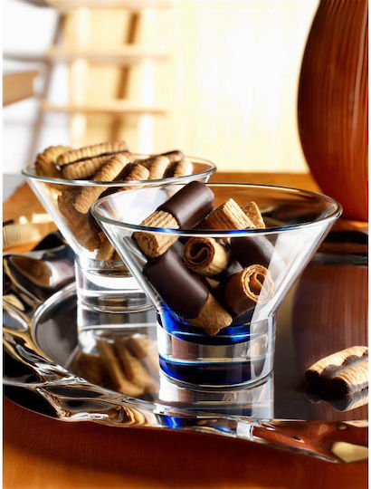 Bormioli Rocco Ice Cream Serving Bowl Round Glass Transparent 6pcs