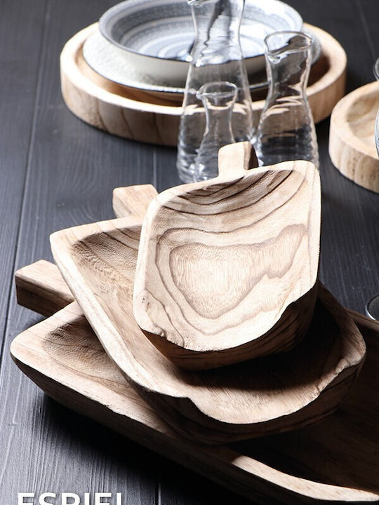 Espiel Wooden Serving Platter 40x40x4cm