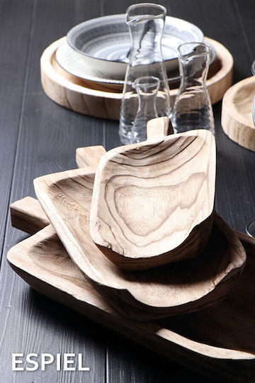 Espiel Wooden Serving Platter 40x40x4cm