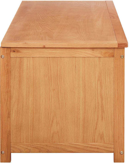 vidaXL Διακοσμητικό Μπαούλο Ξύλινο Καφέ 110x50x50εκ.