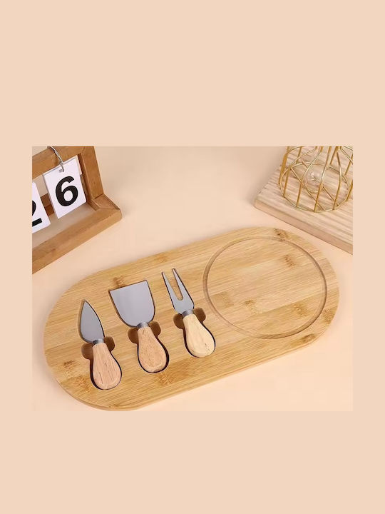 Platou de Servire pentru Brânzeturi Lemn 36x18x1.5buc 1buc