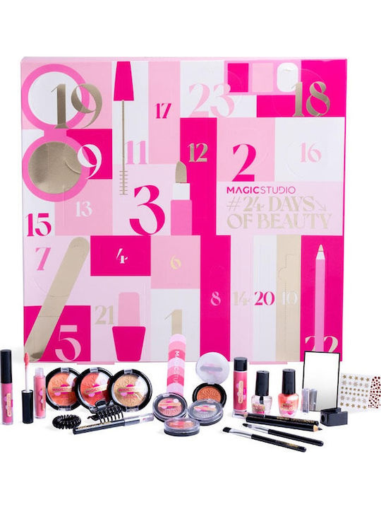 Magic Studio Σετ Μακιγιάζ Advent Calendar για Πρόσωπο, Μάτια & Χείλη 24τμχ Magic Studio Σετ Μακιγιάζ Advent Calendar για Πρόσωπο, Μάτια & Χείλη 24τμχ