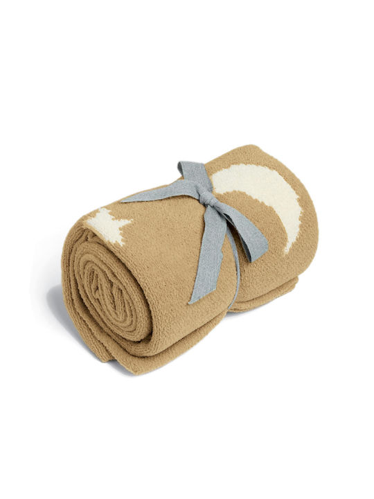 Mamas & Papas Blanket Nursery Swaddling Blankets Chenille Yellow 70x90cm
