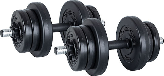 inSPORTline Dumbbell Set with Bar 20kg