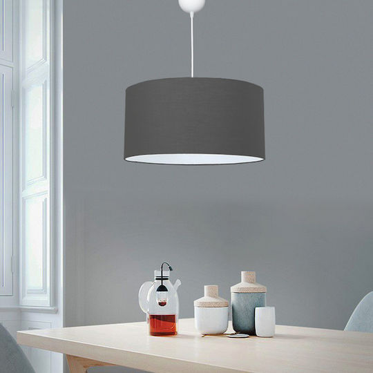 Pakketo PWL-1091 Κρεμαστό Φωτιστικό Γκρι με Ντουί E27 38x38x70εκ.