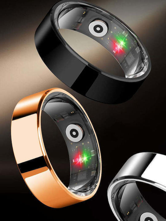 Kyklō Smart Ring 22.3mm Waterproof with Heart Rate Monitor Black