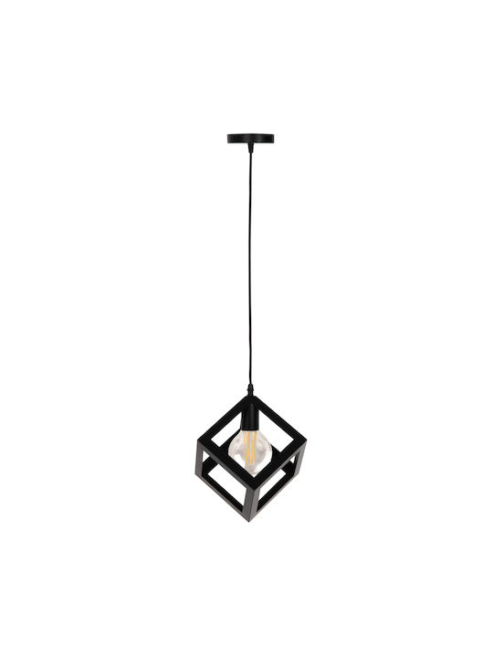 HomeMarkt Pendant Light Black with Socket E27 16cm