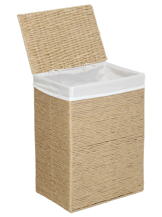 Keskor Καλάθι Απλύτων Υφασμάτινο 36x26x49cm Καφέ