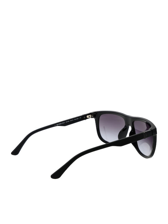 Police Men's Sunglasses with Black Plastic Frame and Gray Gradient Lens PLN33 0Z42