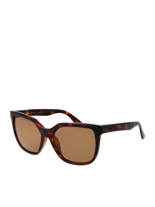 Serengeti Wakota Women's Sunglasses with Brown Tartaruga Plastic Frame and Brown Lens SS536004