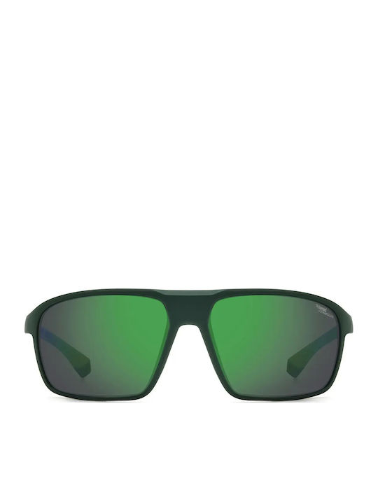 Polaroid Bărbătești Ochelari de soare cu Verde Cadru și Verde Oglindă Lentilă PLD7058/S DLD/78
