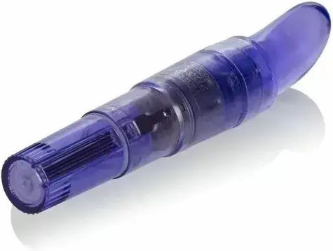 Мини Интимен Масажор California Exotics 042118 10-242 Shanes World Passion Масажор с 3 Смени Глави 10 x 2.5 см Лилав