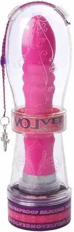 Vibrator Evolved 1081 10-349/239 3 Geschwindigkeiten Rippiges Silikon 15 Cm Rosa