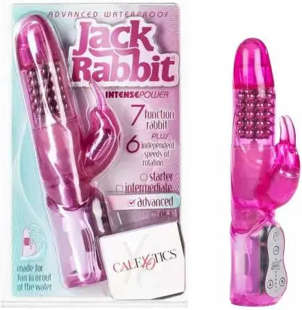 Waterproof Vibrator California Exotic 075192 10-251 Advanced Jack Rabbit 7 Powerful Functions 24 Cm Pink