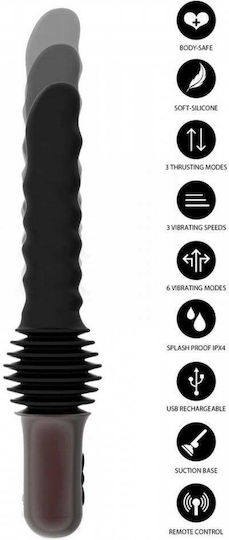 Hidden Desire Vibrator for Couples with Remote Control 32cm Black