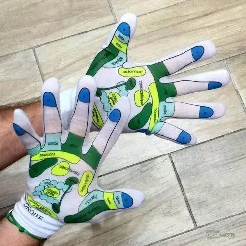 Zen Arome Glove Massage for the Body White
