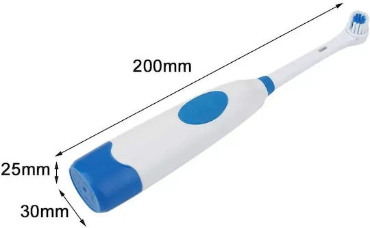 Lufthous *17847535-1 4 Replaceable Heads Dupont Nylon Bristles 6000 Rpm Електрическа Четка за Зъби Бял