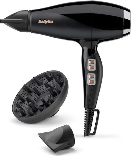 Babyliss Pro 2300 Πιστολάκι Μαλλιών Turbo με Φυσούνα 2300W