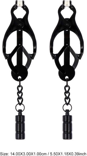 Nipple Clamps in Black Color 2pcs