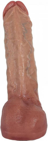 Hidden Desire Ρεαλιστικό Dildo με Όρχεις και Βεντούζα Flesh 31cm