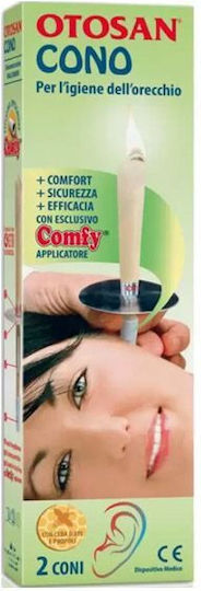 Otosan Comfy Κώνος Καθαρισμού Αυτιών 2τμχ