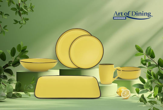 Heinner Medeea Plate Soup Ceramic 20cm 6pcs