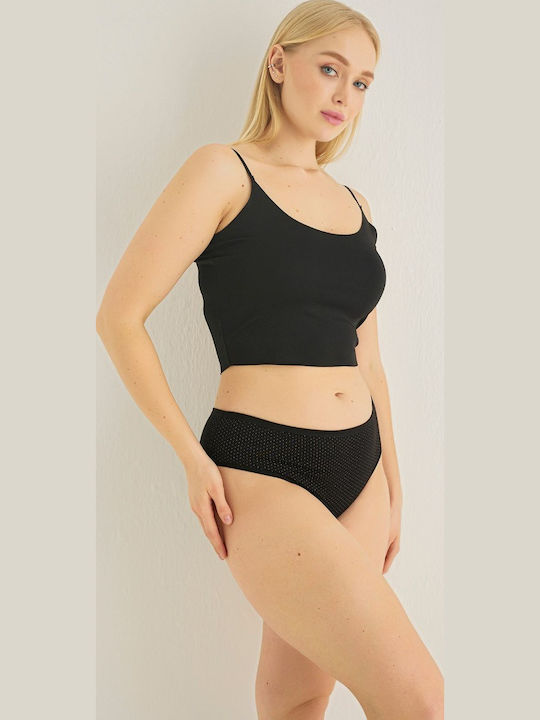 High-waisted Women's Slip Black