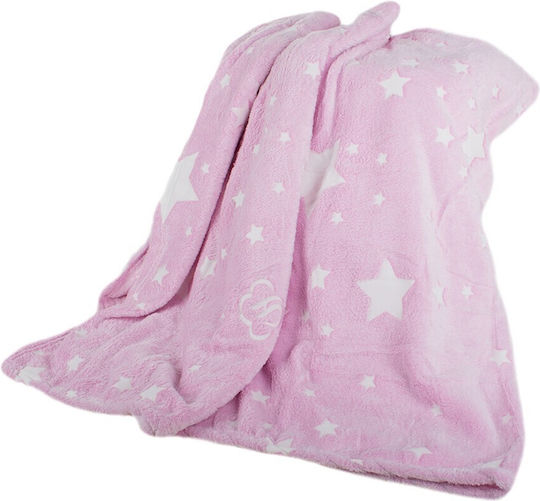 Verk Group Fleece-Decke mit Ärmeln 190x170cm Rosa