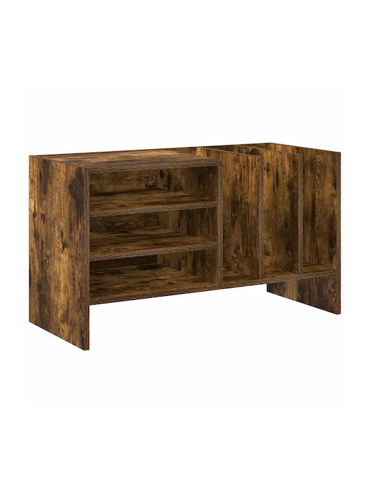 Wand Nischenschrank für Wohnzimmer aus Spanplatte Rauchdunkle Eiche 78.5x35x45cm