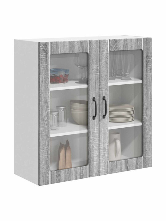 Table Kitchen Wooden Gray Sonoma 80x31x80cm