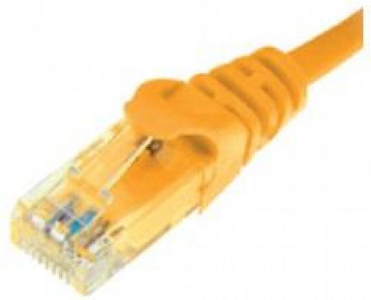 U/UTP Cat.6 Gigabit Network Cable Ethernet 1m Yellow 10 Pieces