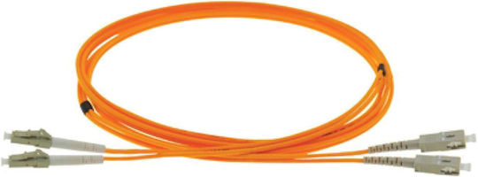 Fiber Optic Cable 1m Orange 2pcs
