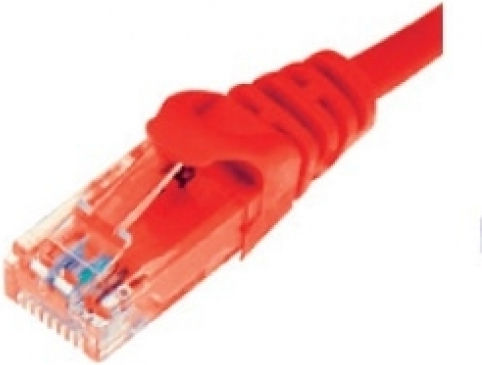 U/UTP Cat.6 Ethernet Network Cable 5m Red 5 Pieces