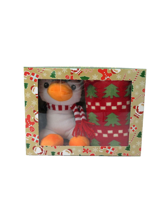 Viopros Blanket Nursery Swaddling Blankets Red with Animal 75x90cm 2pcs