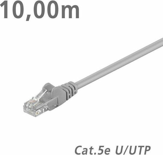 Aixcase U/UTP Cat.5e Network Cable Ethernet 10m Gray 5 Pieces