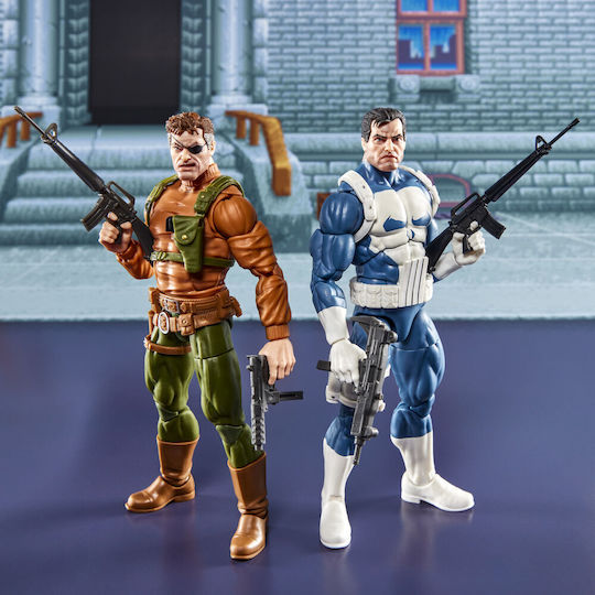 Marvel Legends Seria Gamerverse Punisher Pachet Punisher & Nick Fury 2 Figurine