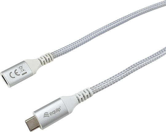 Equip USB 3.1 Video Cable USB-C male - USB-C Λευκό 0.5m 128375