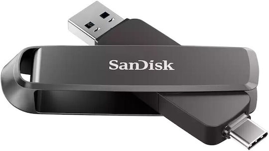 Sandisk Extreme Pro Dual 1.0TB USB 3.2 Stick με σύνδεση USB-A & USB-C Μαύρο