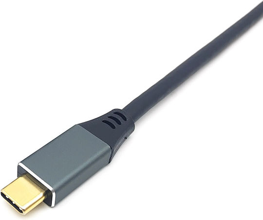 Equip HDMI 2.0 Premium High Speed 4K 60Hz HDR Cable HDMI male - USB-C male 3m Μαύρο