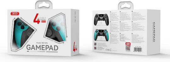 XO H6B GP6 Cu fir & Wireless Gamepad pentru Android / PC / PS3 / PS4 Verde