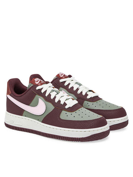 Nike Air Force 1 '07 Next Nature Сникърси Бордо Краш / Розова Пяна-Тъмна Стуко