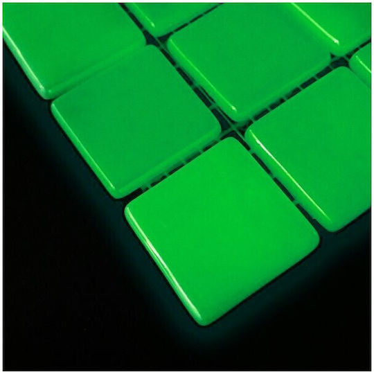 Green Phosphorescent Mosaic Glow In Dark Decor 30x30 Cm Green Phosphorescent Mosaic Glow In Dark Decor 30x30 Cm
